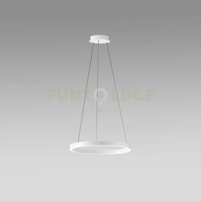 Criseide s/p - lampadario a sospensione bianco 1 luce led 3000k 320...