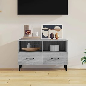 Mobile porta tv grigio sonoma 80x36x50 cm in legno multistrato
