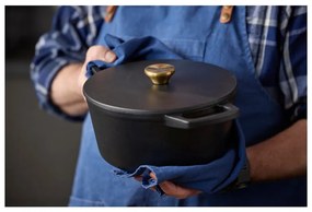 Pentola in ghisa con coperchio incluso adatta all'induzione 3,6 l – Holm