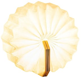 Lampada da tavolo con intensità regolabile di colore naturale (altezza totale 3,5 cm) Accordion – Gingko