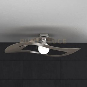 Surf plafoniera d.70 cm. 1 luce tortora 1145-pl70-to