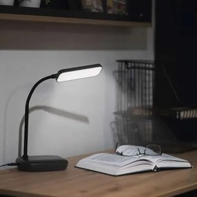 LED Dimmerabile flessibile lampada da tavolo LED/12W/230V 3000K/4000K/6500K nero