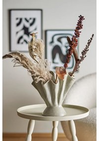 Vaso beige in gres fatto a mano Plier - Bloomingville