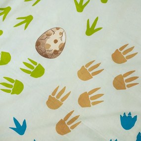 Set copripiumino e federa da bambini in cotone per culla 100x135 cm Dino – Jerry Fabrics