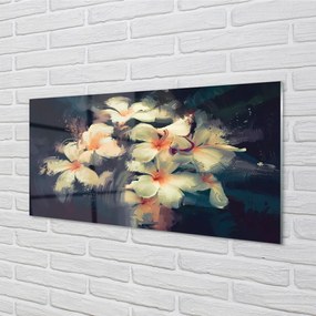Quadro acrilico Immagine dei fiori 100x50 cm