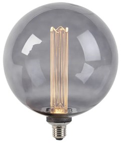 Lampada LED E27 dimmerabile G200 fumo 3.5W 55 lm 1800K