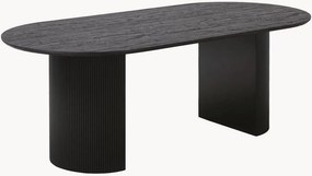 Tavolo ovale effetto legno Boavista, 210 x 100 cm