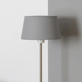 Brilagi - Lampada da terra LED CERIA 1xE27/40W/230V Ø 25 cm grigio/cromo opaco