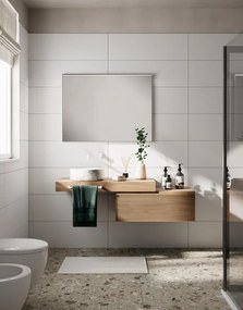 Composizione Step con Base L80H30P46 con top integrato, 1 cassetto ammortizzato