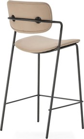Set di sgabelli da bar beige 2 pz (altezza seduta 68 cm) Maika - Marckeric