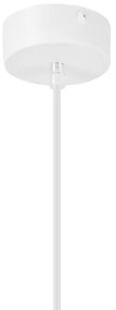 Lampadario a sospensione con filo NICO 1xE27/60W/230V bianco