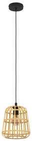 Eglo 390152 - Lampadario a sospensione con filo MONTEZUELO 1xE27/40W/230V diametro 24 cm bambù