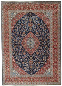 Kashan Tappeto persiano 420 x 300 Blu (Iran) Annodato A Mano