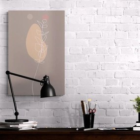 Quadro su tela – Foglia minimalista No3