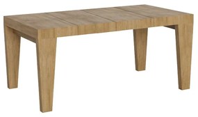 Tavolo allungabile Spimbo Premium in diverse finiture e dimensioni, Quercia Natura / 90x140/244 cm