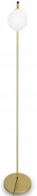 Lampada da terra 1xE27/40W/230V oro/bianco