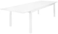 Tavolo da giardino allungabile 220 280x100x75 cm - bianco