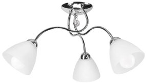 Lampadario a plafone MIRANDA 3xE27/60W/230V cromo lucido