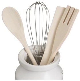 Set di utensili da cucina in legno 4 pezzi con supporto Grass - Casa Selección