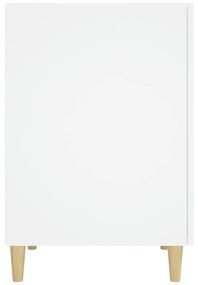 Scrivania Bianca 140x50x75 cm in Legno Multistrato