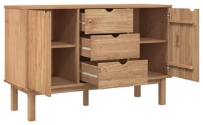 Credenza OTTA 113,5x43x73 cm in Legno Massello di Pino