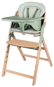 Lionelo - Seggiolone da pappa 3 in 1 MEGAN Legno Verde
