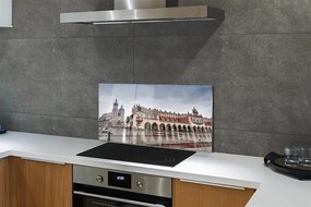 Pannello rivestimento cucina Pioggia della chiesa del Corridoio del Tessuto di Cracovia 100x50 cm