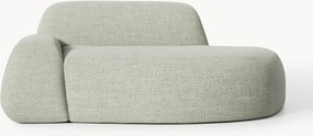Divano 2 posti in bouclé con chaise longue Wolke