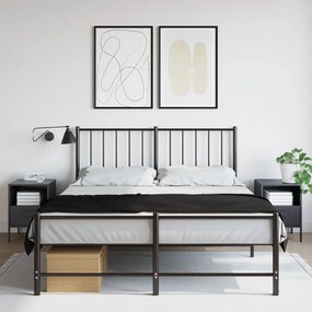Comodini 2 Pz Antracite 36x39x50,5 Cm İn Acciaio /