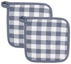 Presine in set in cotone 2 pz Gingham – Tiseco Home Studio