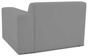 Modulo divano grigio in tessuto bouclé (angolo destro) Roxy - Scandic
