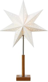 Markslöjd 706041 - Decorazione natalizia SOLVALLA 1xE14/25W/230V 35 cm bianco/quercia