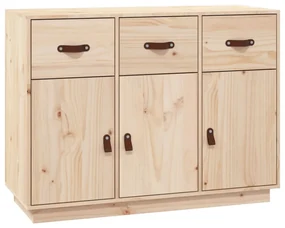 Credenza 100x40x75 cm in legno massello di pino