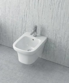 New Line Gb2 Bidet Sospeso In Porcellana Bianco