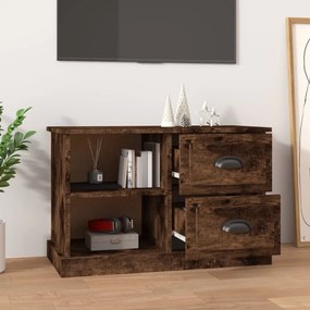 Mobile porta tv rovere fumo 73x35,5x47,5 cm legno multistrato