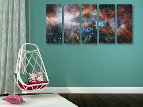Quadri 5 pezzi – Galassia infinita