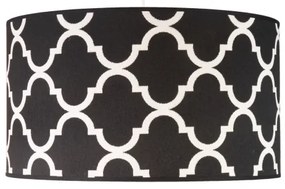 Duolla - Lampadario a sospensione con filo MAROKO 1xE27/40W/230V diametro 45 cm nero/bianco