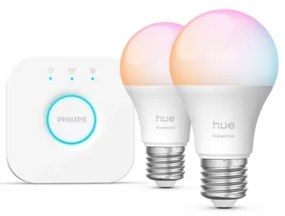 Kit base Philips Hue WACA 2xE27/8W/230V 2200-6500K + dispositivo di collegamento