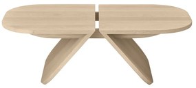 Tavolino da salotto di colore naturale in rovere massiccio 54x100 cm Avio – Blomus