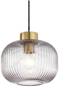 Ideal Lux - Lampadario a sospensione con filo MINT 1xE27/60W/230V diametro 24 cm limpido