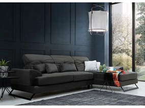 Divano angolare grigio scuro (angolo destro) Frido - Balcab Home