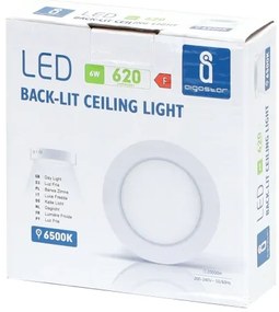 Aigostar - Plafoniera LED da soffitto a montaggio superficiale LED/6W/230V Ø 12,3 cm 6500K bianco