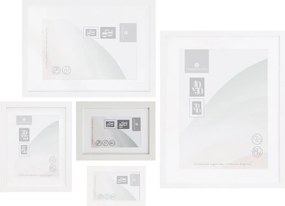 Cornice bianca verticale con sostegno/da appendere 17,5x22,5 cm Sencillo – Casa Selección