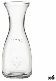 Bottiglia Bormioli Rocco Misura Trasparente Vetro (1 L) (6 Unità)