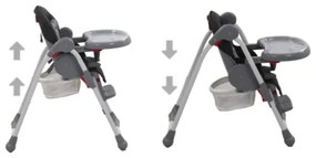 Seggiolone Pappa per Bambini Grigio