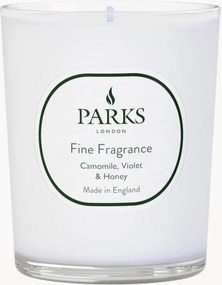 Candela profumata fatta a mano Fine Fragrance (camomilla, viola e miele)