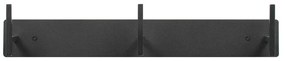 Attaccapanni da parete nero in metallo 44 cm Chapman – Spinder Design