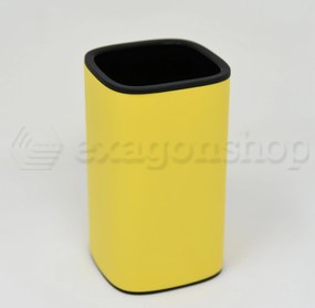 Colombo design Trenta B30410 Bicchiere Porta spazzolini da Appoggio Lemon Yellow