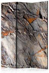 Paravento design Bastione di montagna (3 pezzi) - composizione, trama roccia