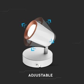 LED Faretto da parete LED/5W/230V 3000K bianco